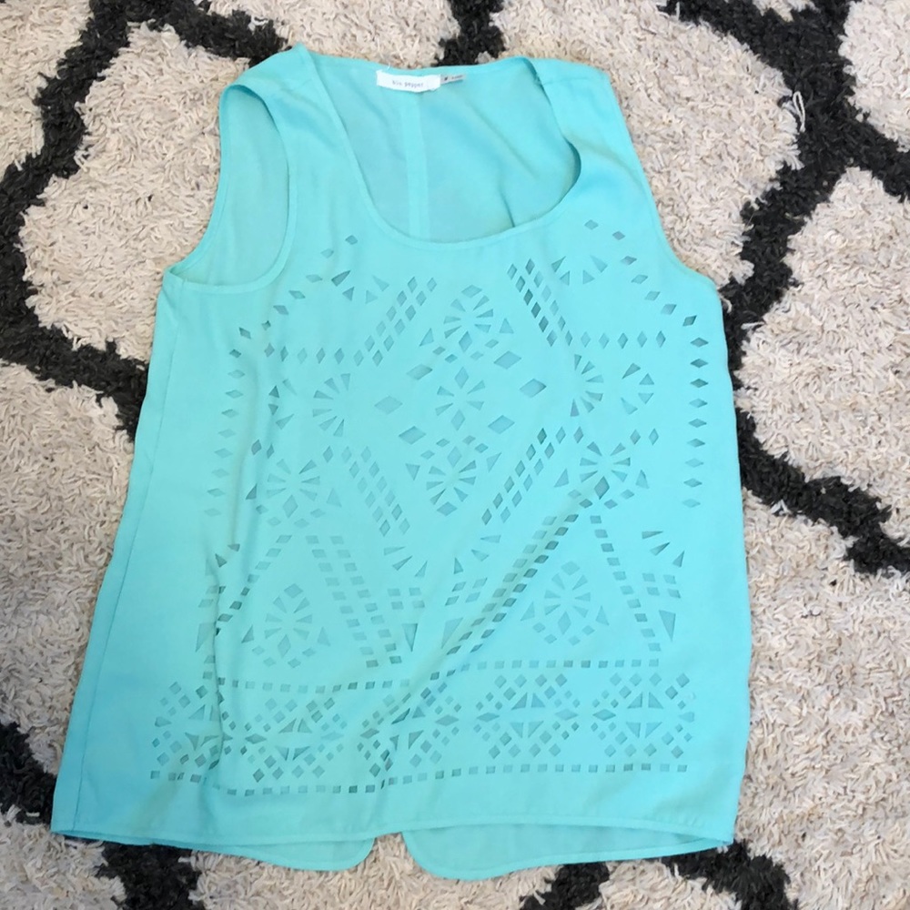 Teal tank